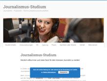 Tablet Screenshot of journalismus-studium.org